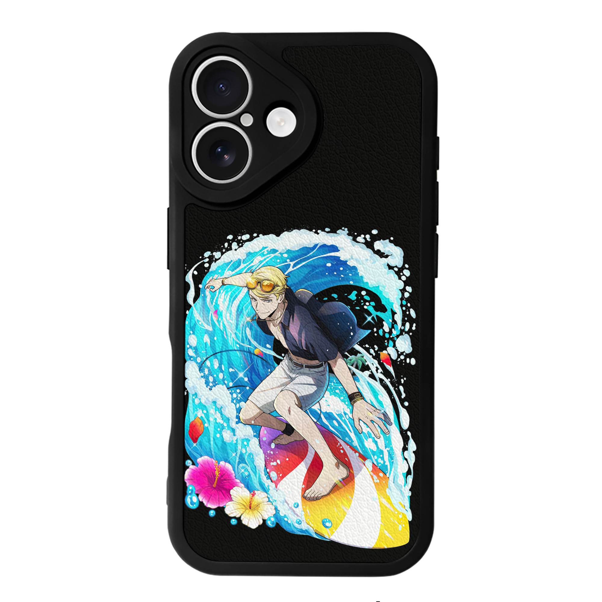 （画像用） 文豪ストレイドッグス Bungo Stray Dogs 【iPhone 16シリーズ対応】シリコンスマホケース（レザー調） 材質：シリコン